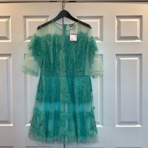 Mint Green Lace Dress